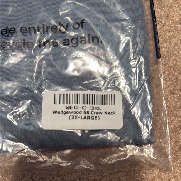 Blue Short Sleeve Tee Fresh Clean Threads - Picture 2 of 3